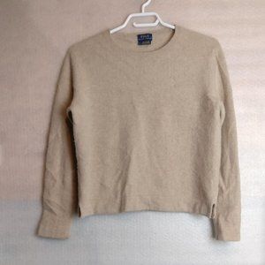 POLO RALPH LAUREN Italian Yarn Wool-Cashmere blend Woman sweater L +measurement